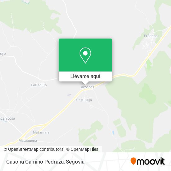 Mapa Casona Camino Pedraza