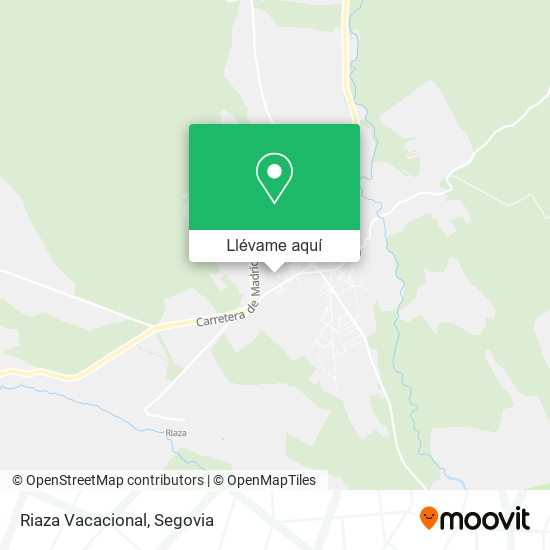 Mapa Riaza Vacacional