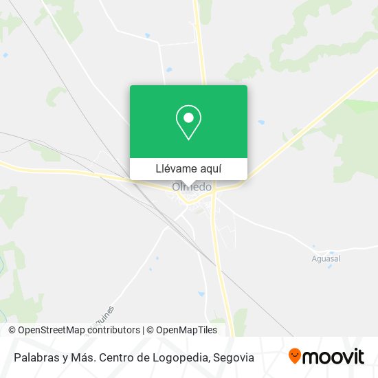 Mapa Palabras y Más. Centro de Logopedia