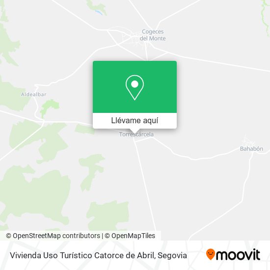 Mapa Vivienda Uso Turístico Catorce de Abril