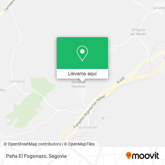 Mapa Peña El Fogonazo