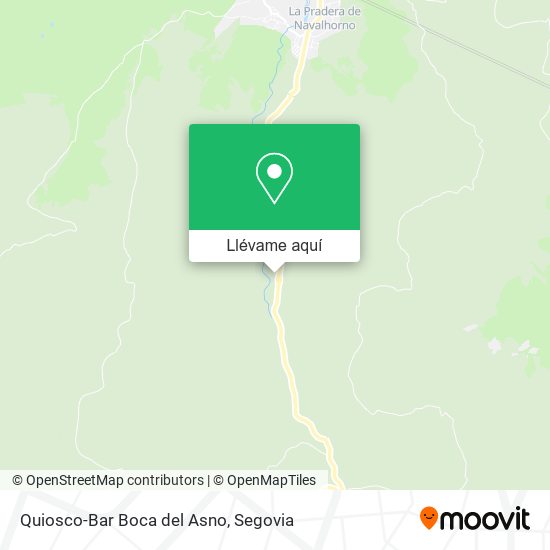 Mapa Quiosco-Bar Boca del Asno