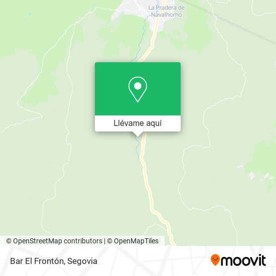 Mapa Bar El Frontón
