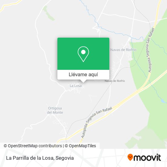 Mapa La Parrilla de la Losa