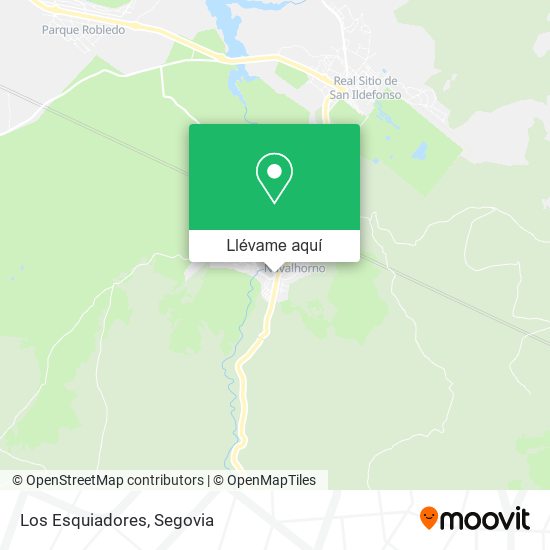 Mapa Los Esquiadores