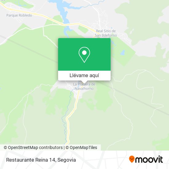 Mapa Restaurante Reina 14
