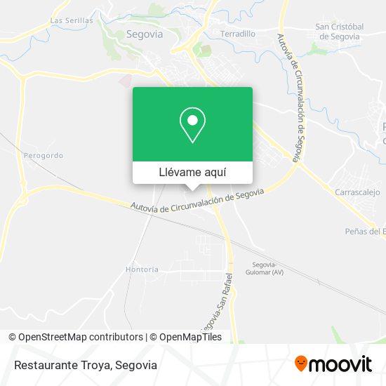 Mapa Restaurante Troya