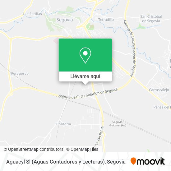 Mapa Aguacyl Sl (Aguas Contadores y Lecturas)