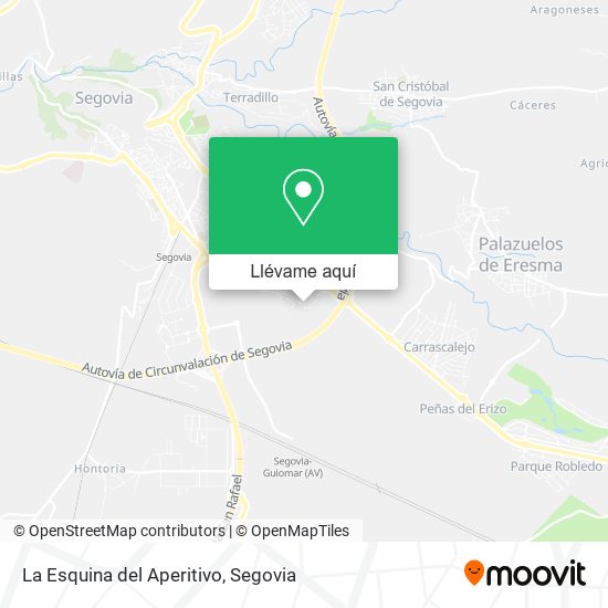 Mapa La Esquina del Aperitivo