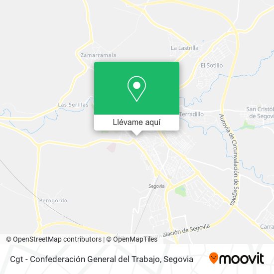 Mapa Cgt - Confederación General del Trabajo