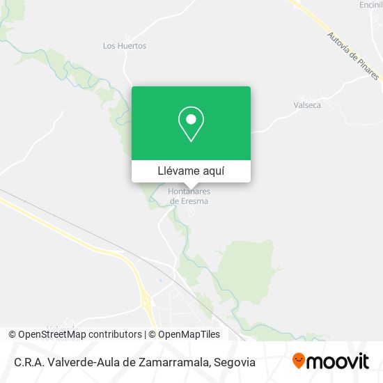 Mapa C.R.A. Valverde-Aula de Zamarramala