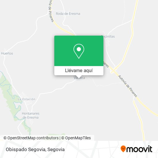 Mapa Obispado Segovia