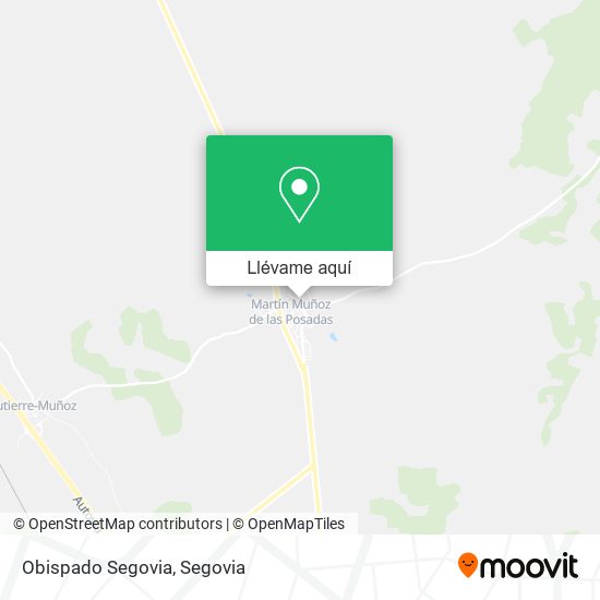 Mapa Obispado Segovia