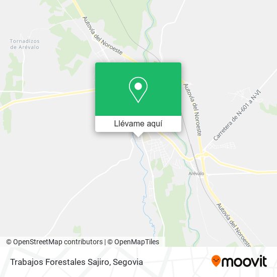 Mapa Trabajos Forestales Sajiro