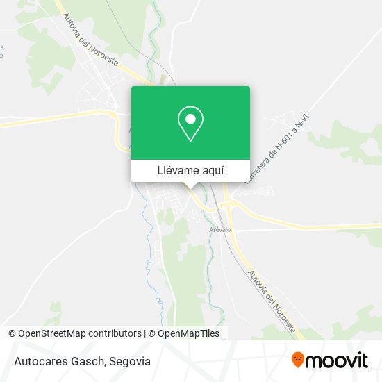 Mapa Autocares Gasch