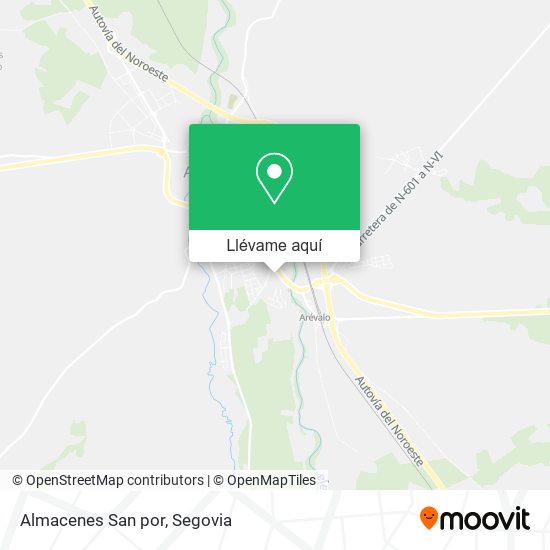 Mapa Almacenes San por
