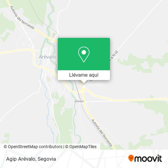 Mapa Agip Arévalo