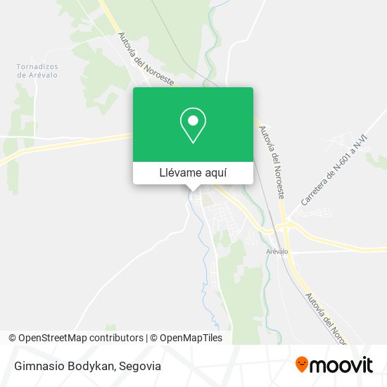 Mapa Gimnasio Bodykan