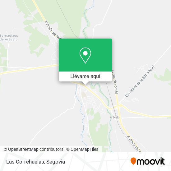 Mapa Las Correhuelas