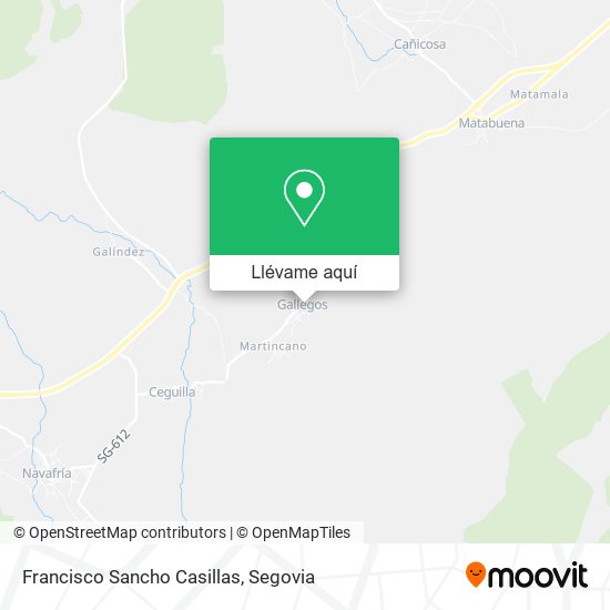Mapa Francisco Sancho Casillas