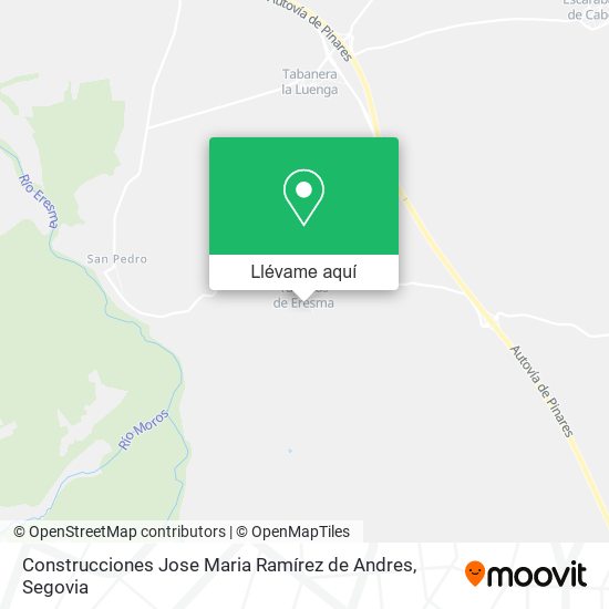 Mapa Construcciones Jose Maria Ramírez de Andres
