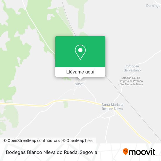 Mapa Bodegas Blanco Nieva do Rueda