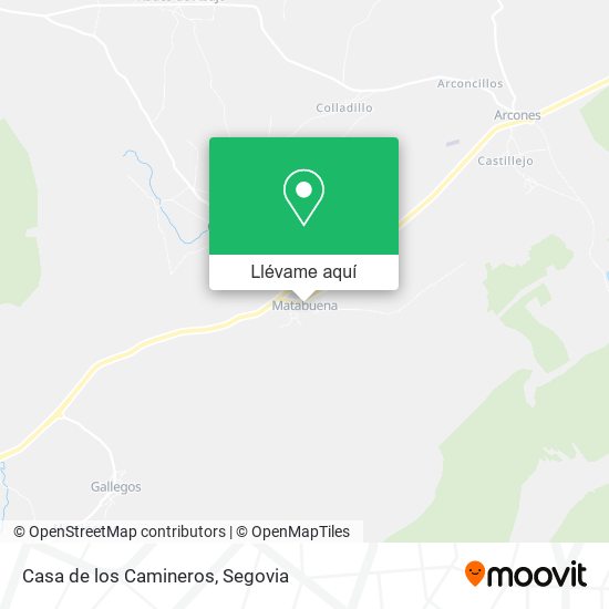 Mapa Casa de los Camineros