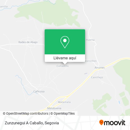 Mapa Zunzunegui A Caballo