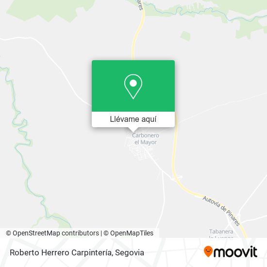 Mapa Roberto Herrero Carpintería