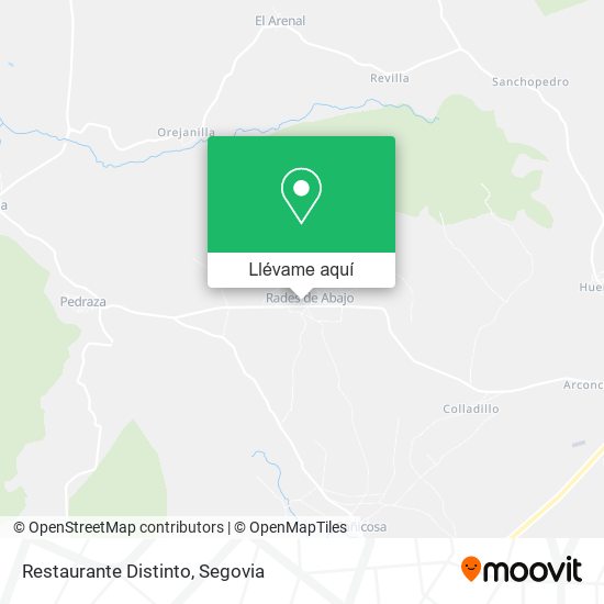 Mapa Restaurante Distinto