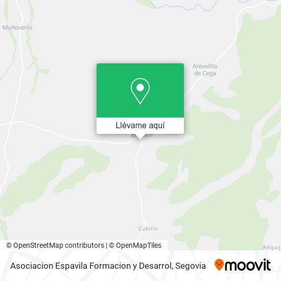 Mapa Asociacion Espavila Formacion y Desarrol