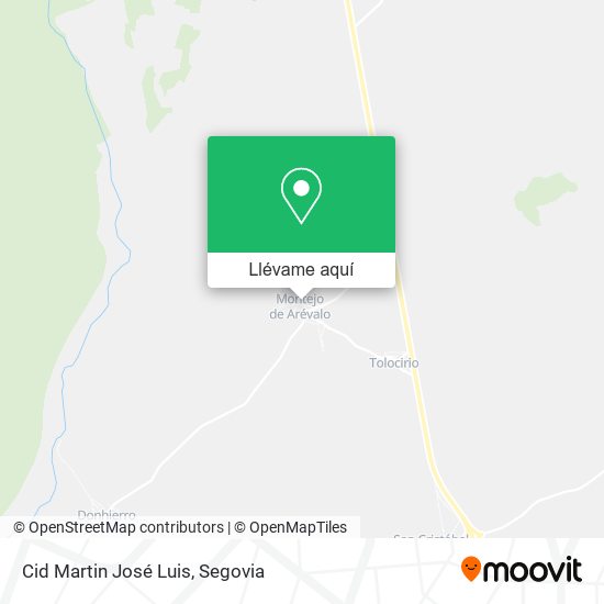 Mapa Cid Martin José Luis