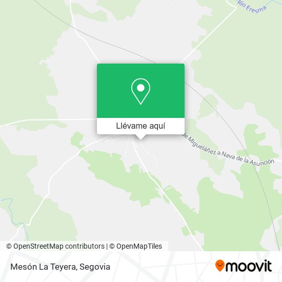 Mapa Mesón La Teyera