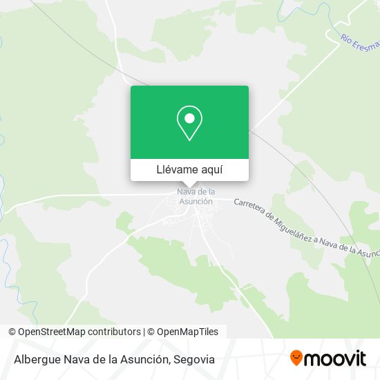 Mapa Albergue Nava de la Asunción