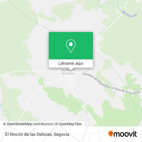 Mapa El Rincón de las Delicias
