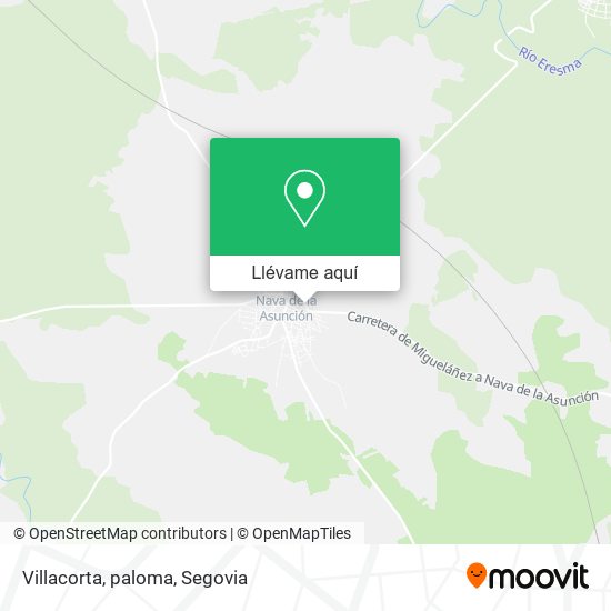Mapa Villacorta, paloma