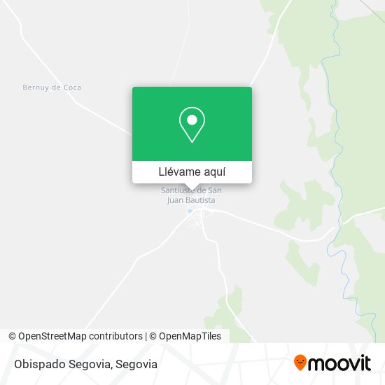 Mapa Obispado Segovia
