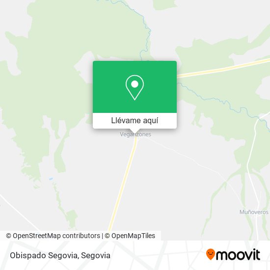 Mapa Obispado Segovia