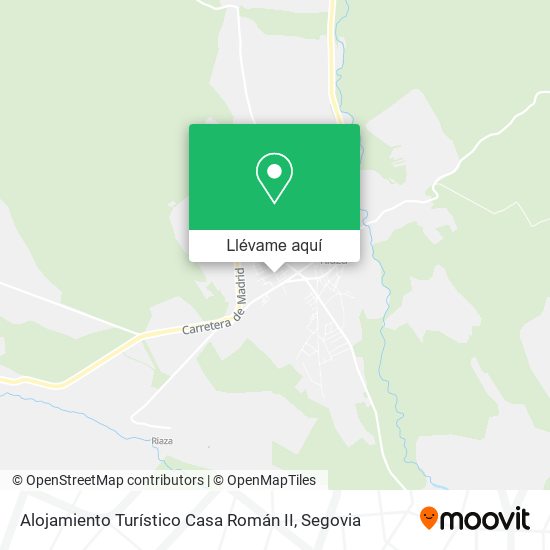 Mapa Alojamiento Turístico Casa Román II