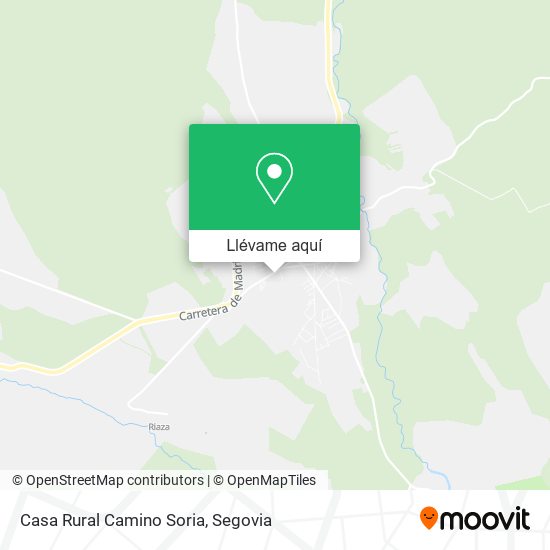 Mapa Casa Rural Camino Soria