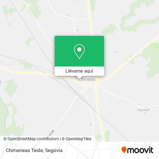 Mapa Chimeneas Teide