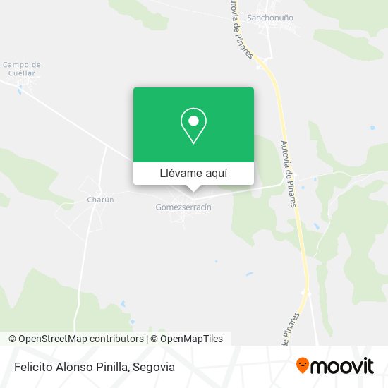 Mapa Felicito Alonso Pinilla