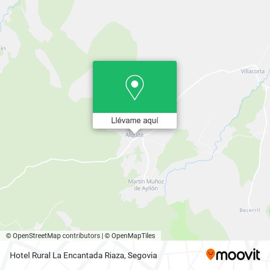Mapa Hotel Rural La Encantada Riaza