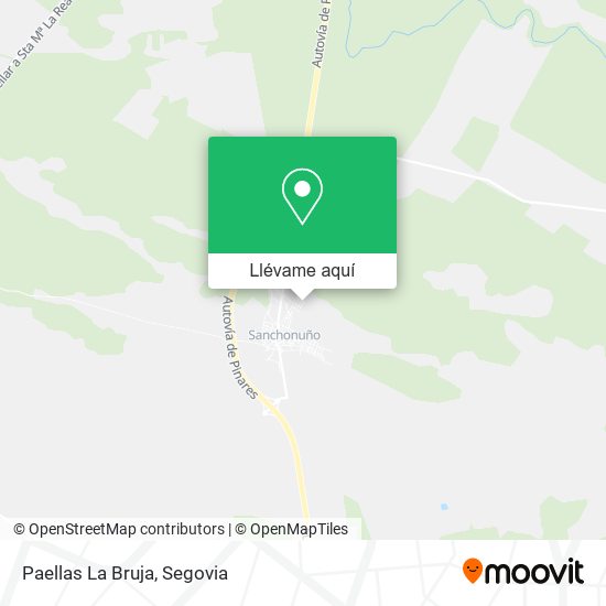 Mapa Paellas La Bruja