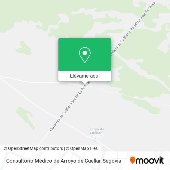 Mapa Consultorio Médico de Arroyo de Cuellar