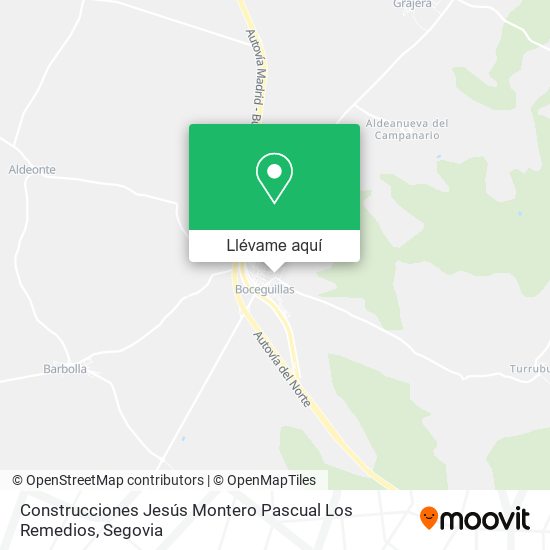 Mapa Construcciones Jesús Montero Pascual Los Remedios