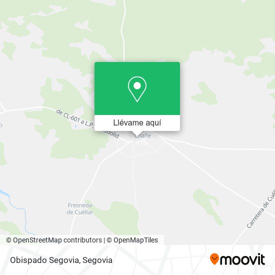 Mapa Obispado Segovia