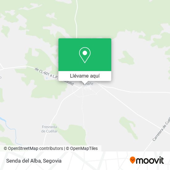 Mapa Senda del Alba