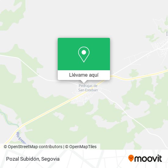 Mapa Pozal Subidón