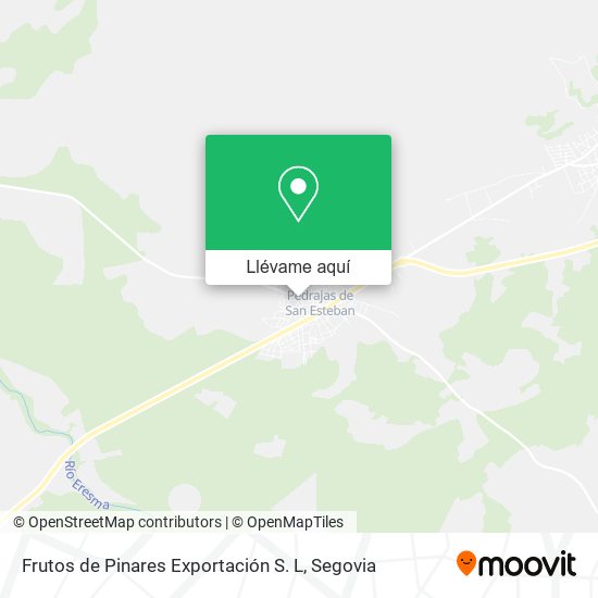 Mapa Frutos de Pinares Exportación S. L